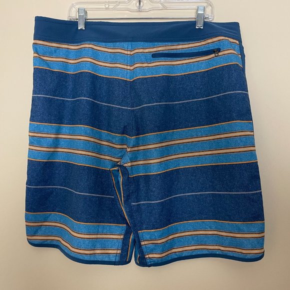 The North Face Striped Whitecap Boardshorts Shorts Swim Trunks Men's 38 Beach - Picture 5 of 8